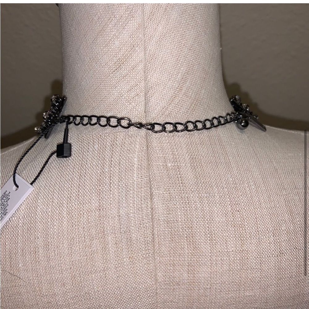 NWT White Housee Black Market Rose Statement Necklace - Picture 6 of 9